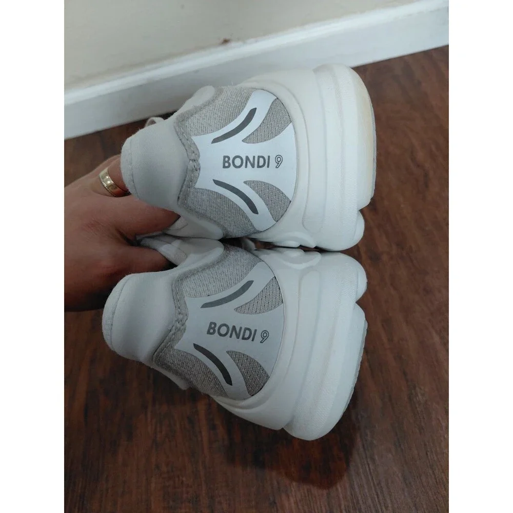 Size 11B - Hoka One One HOKA Bondi 9 Stardust Silver Womens Sneakers